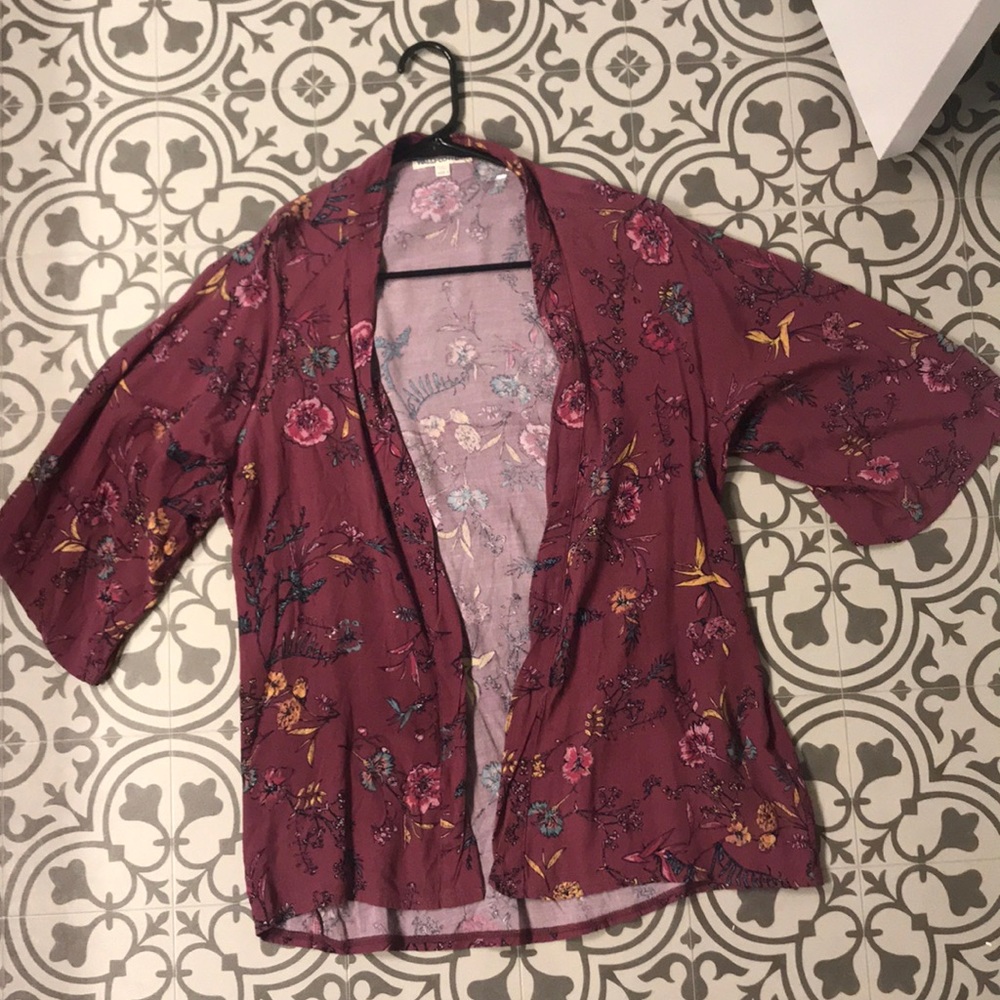 Wallflower - lightweight floral printed cardigan